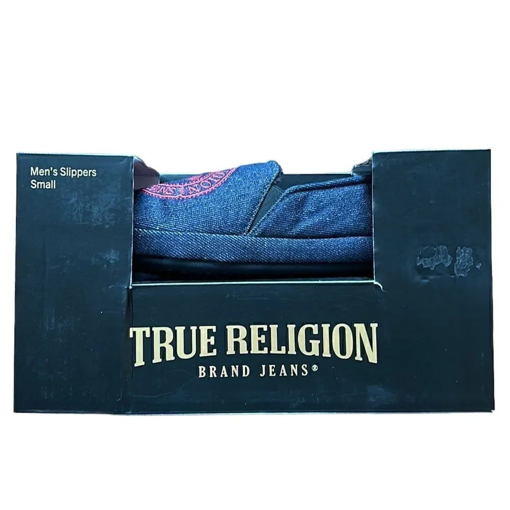 NEW True Religion Mens Slippers